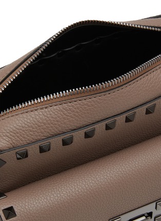 Detail View - Click To Enlarge - VALENTINO GARAVANI - Rockstud Leather Crossbody Bag
