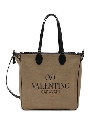 Main View - Click To Enlarge - VALENTINO GARAVANI - Toile Iconographe Wool Shopping Bag