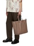 Figure View - Click To Enlarge - VALENTINO GARAVANI - Rockstud Leather Double Tote Bag