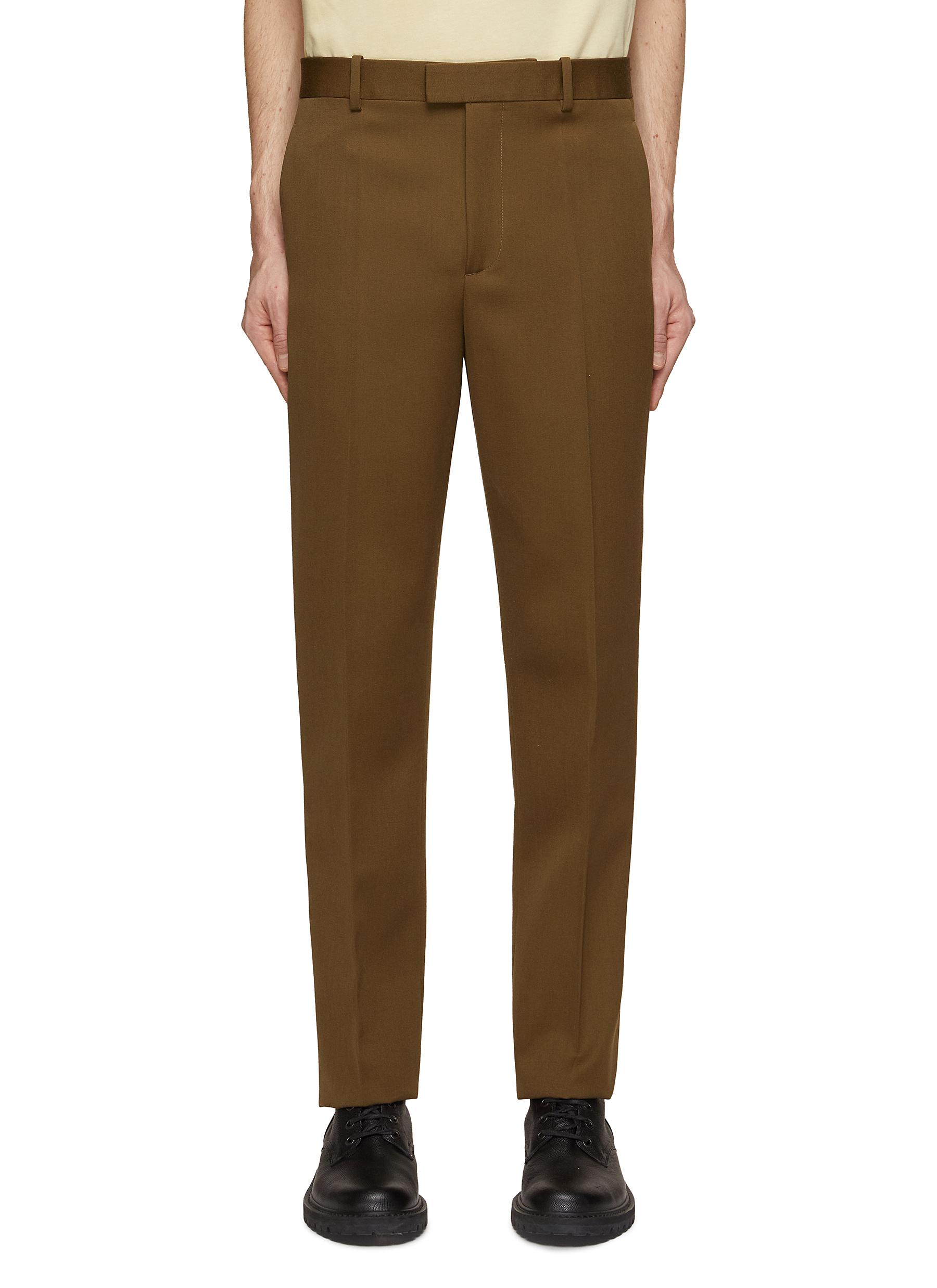 BOTTEGA VENETA | Slim Leg Grain De Poudre Pants | Men | Lane