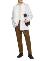 【関税&送料込】Bottega Veneta Grain De Poudre Pants BOTTEGA VENETA Grain de poudre wool straight-leg pants | NET