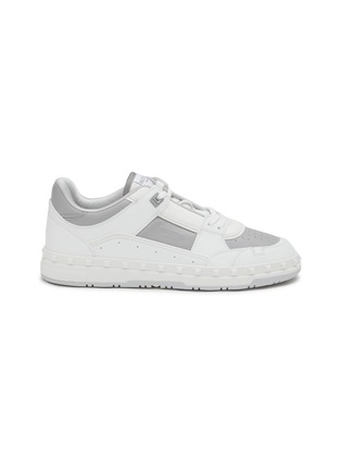 Main View - Click To Enlarge - VALENTINO GARAVANI - Freedots Leather Low Top Sneakers