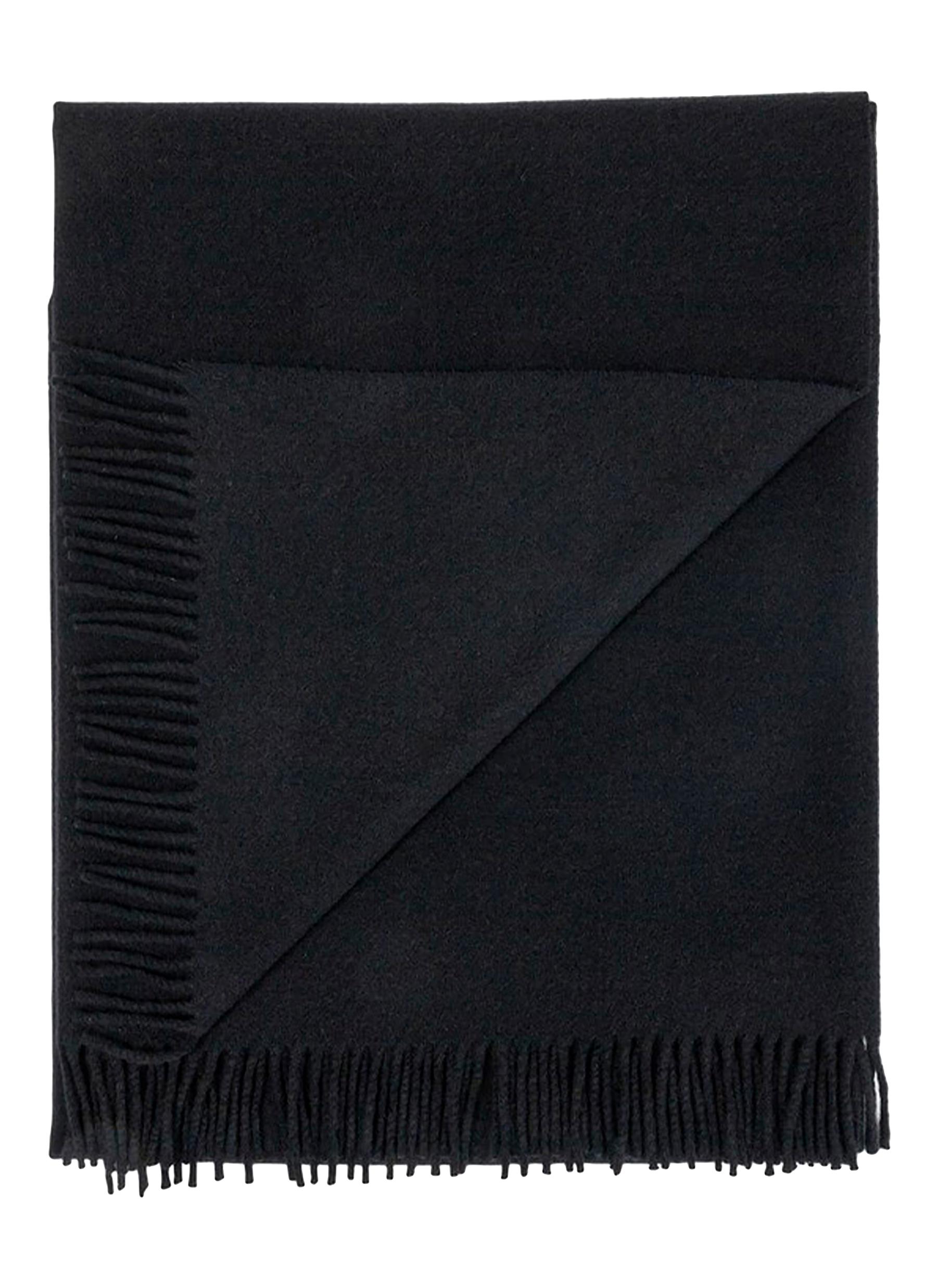 Black cashmere throw sale