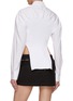 Back View - Click To Enlarge - ALEXANDER WANG - Cinched Waist Knit Back Shirt