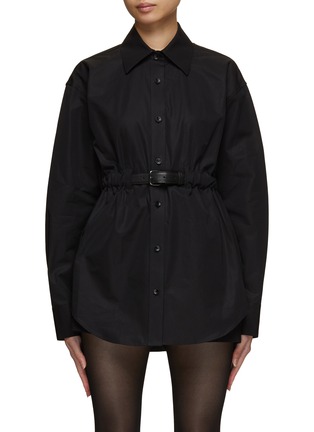Main View - Click To Enlarge - ALEXANDER WANG - Belted Button Down Tunic