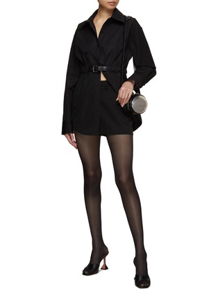 Figure View - Click To Enlarge - ALEXANDER WANG - Belted Button Down Tunic