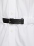  - ALEXANDER WANG - Integrated Leather Belt Shirt
