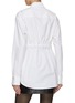 Back View - Click To Enlarge - ALEXANDER WANG - Integrated Leather Belt Shirt