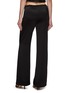 Back View - Click To Enlarge - ALEXANDER WANG - Flared Pants With Nameplate Chain