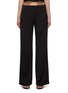 Main View - Click To Enlarge - ALEXANDER WANG - Flared Pants With Nameplate Chain