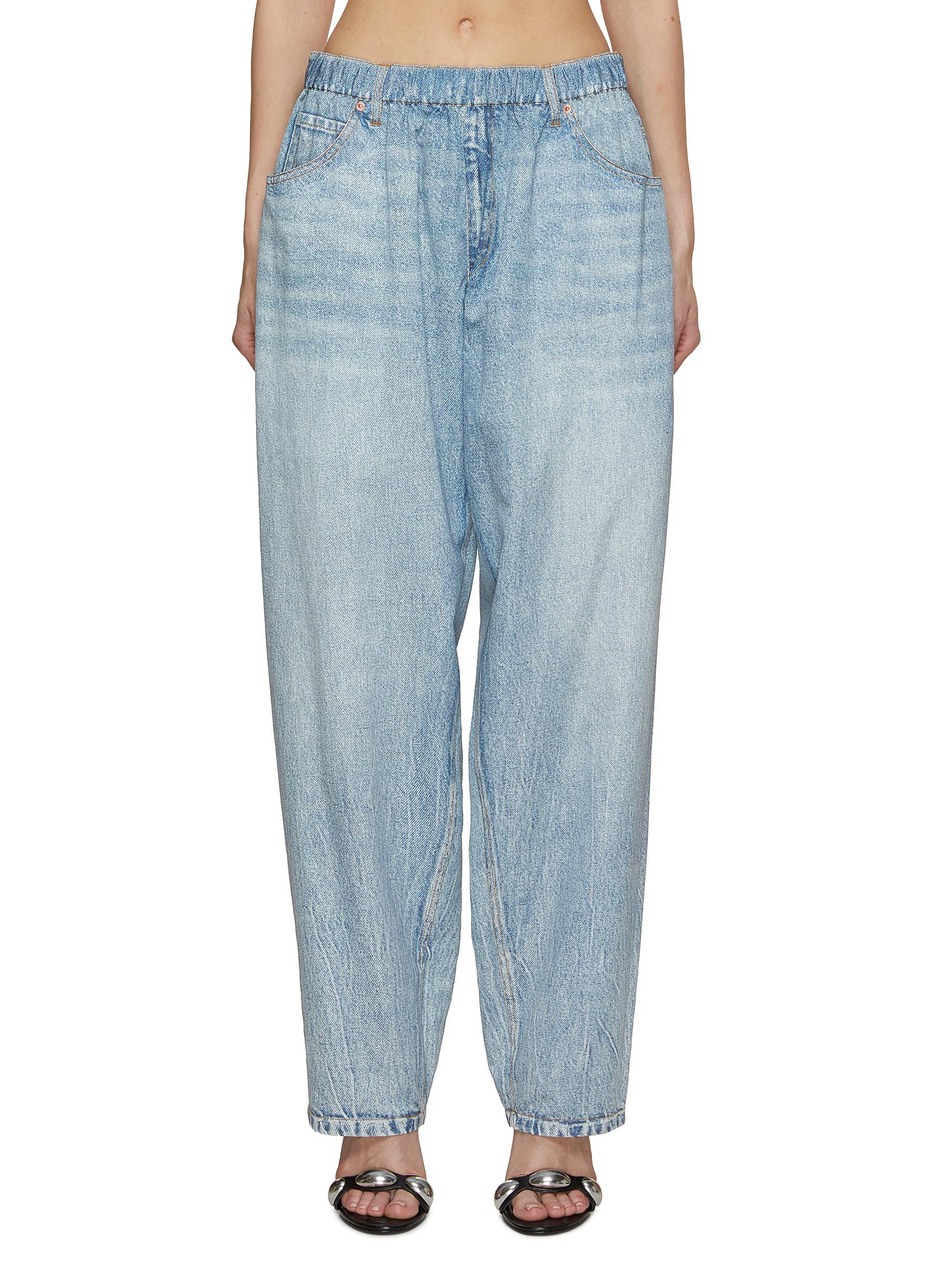 Denim X Alexander Wang 001 Skinny Jeans In Light Indigo Fade Blue Size 25 |  eBay