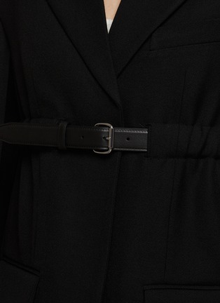  - ALEXANDER WANG - Integrated Leather Belt Blazer