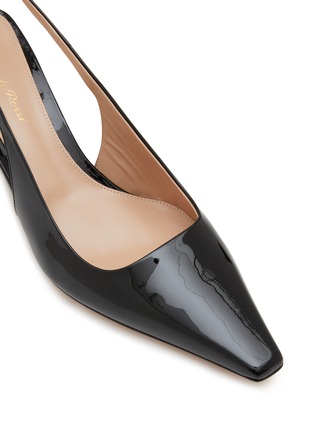 Detail View - Click To Enlarge - GIANVITO ROSSI - 55 Leather Slingback Pumps