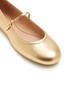 Detail View - Click To Enlarge - GIANVITO ROSSI - Nappa Mary Jane Ballerina Flats