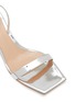 Detail View - Click To Enlarge - GIANVITO ROSSI - 55 Metallic Leather Sandals