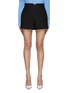 Main View - Click To Enlarge - VALENTINO GARAVANI - Crepe Couture V Logo Shorts