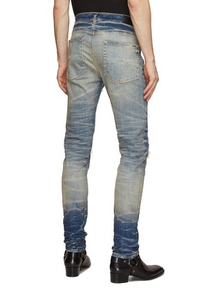 Back View - Click To Enlarge - AMIRI - MX1 Crystal Insert Skinny Jeans