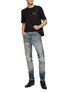 Figure View - Click To Enlarge - AMIRI - MX1 Crystal Insert Skinny Jeans