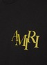  - AMIRI - Crystal Embellished Champagne Logo T-Shirt