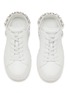 Detail View - Click To Enlarge - JIMMY CHOO - Leather Diamond Sneakers