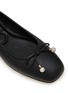 Detail View - Click To Enlarge - JIMMY CHOO - Elme Leather Ballerina Flats