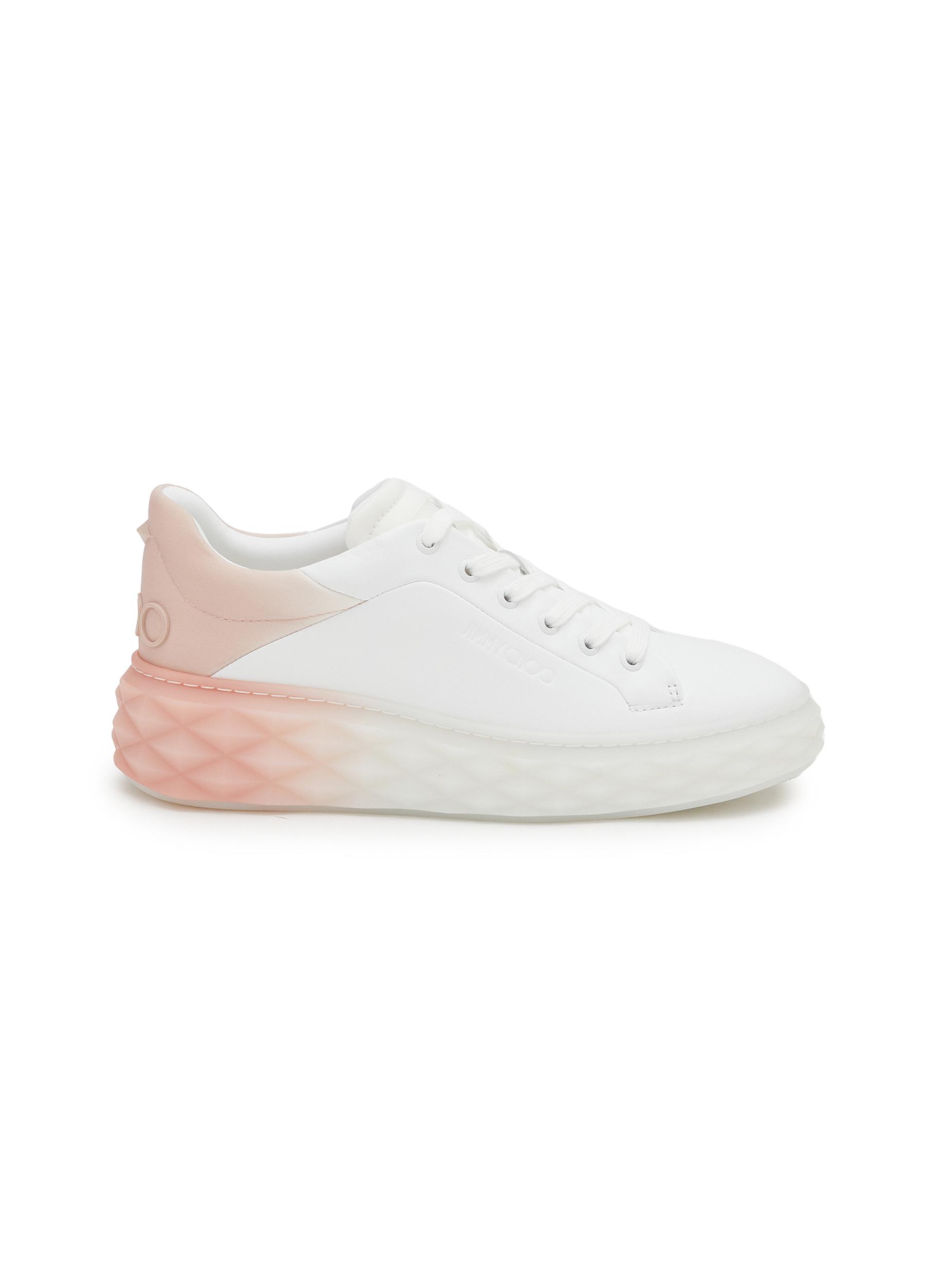 Diamond Maxi/F II Low Top Lace Up Leather Sneaker