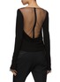 Back View - Click To Enlarge - HELMUT LANG - Sheer Insert Top