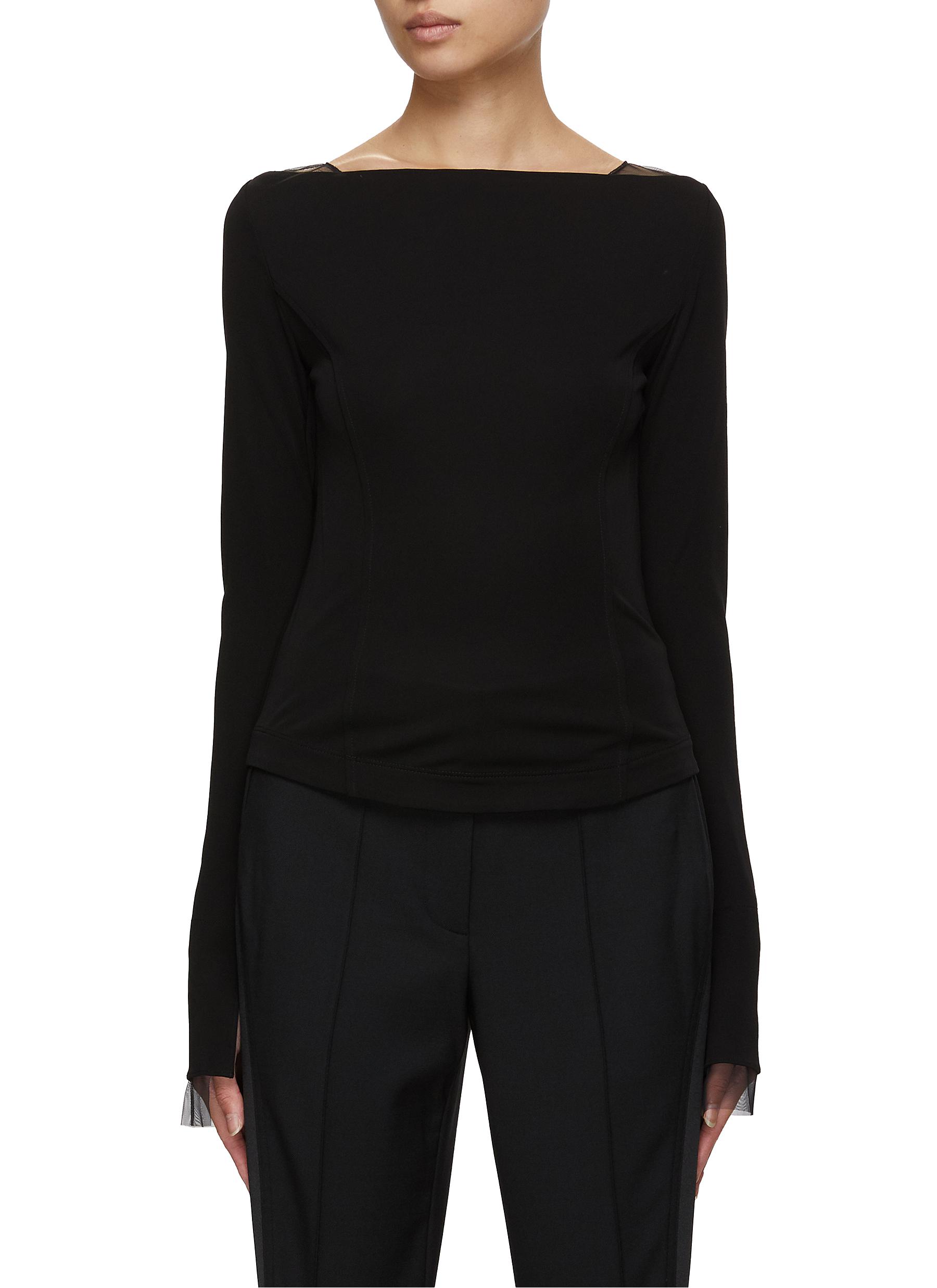 HELMUT LANG: Top woman - Black  HELMUT LANG top N05HW505 online