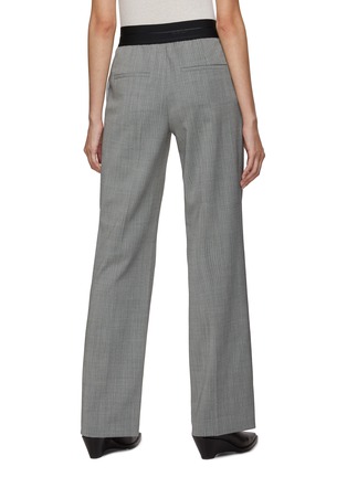 Back View - Click To Enlarge - HELMUT LANG - Herringbone Pleat Suit Pants