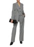 HELMUT LANG - Herringbone Pleat Suit Pants