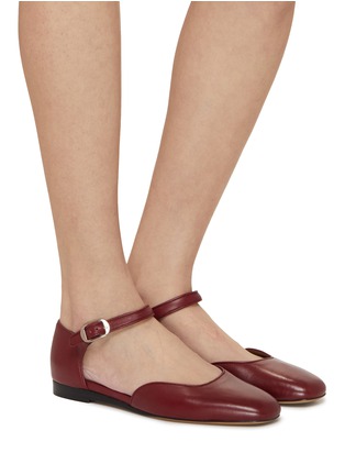 Figure View - Click To Enlarge - LE MONDE BERYL - Leather Mary Jane Sandals