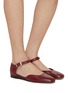 Figure View - Click To Enlarge - LE MONDE BERYL - Leather Mary Jane Sandals