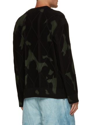 Back View - Click To Enlarge - JUUN.J - Patch Dyed Fisherman Sweater