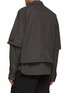 Back View - Click To Enlarge - JUUN.J - Detachable Sleeve Layered Shirt Jacket