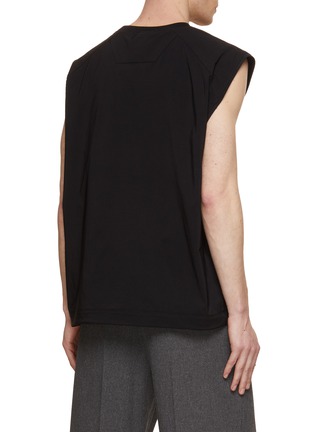 Back View - Click To Enlarge - JUUN.J - Logo Embroidery Tank Top