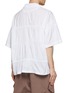 Back View - Click To Enlarge - KOLOR - Crinkle Panel Cotton Shirt
