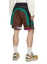 Back View - Click To Enlarge - KOLOR - Sportwear Detail Double Leg Quilted Back Shorts