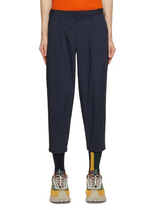 Main View - Click To Enlarge - KOLOR - Tapered Cropped Pleated Pants