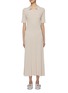 Main View - Click To Enlarge - CFCL - Short Sleeve Rib Knit Polo Dress