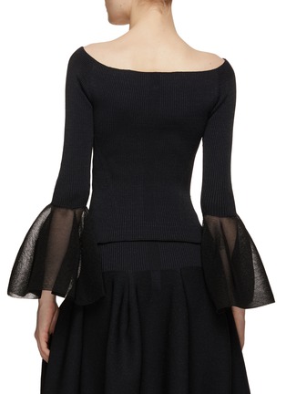 Back View - Click To Enlarge - CFCL - Off Shoulder Bell Sleeve Top