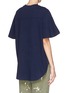 Back View - Click To Enlarge - SEE BY CHLOÉ - Denim panel cotton jersey back top