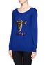 Front View - Click To Enlarge - MARKUS LUPFER - 'Taurus' sequin sweater