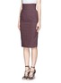 Front View - Click To Enlarge - STELLA JEAN - 'Gilda' Stripe pencil skirt