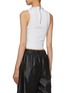 Back View - Click To Enlarge - ALICE & OLIVIA - Amity Pearl Crewneck Cropped Vest