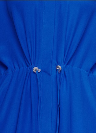 Detail View - Click To Enlarge - ACNE STUDIOS - 'Peg SE' silk crepe shirt dress 