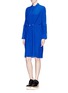 Figure View - Click To Enlarge - ACNE STUDIOS - 'Peg SE' silk crepe shirt dress 