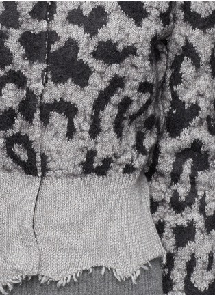 Detail View - Click To Enlarge - ACNE STUDIOS - 'Gabi Animal' leopard print cardigan