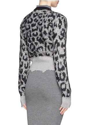 Back View - Click To Enlarge - ACNE STUDIOS - 'Gabi Animal' leopard print cardigan