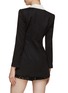 Back View - Click To Enlarge - ALICE & OLIVIA - Silvie Strong Shoulder Blazer