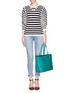 Figure View - Click To Enlarge - MICHAEL KORS - 'Jet Set Travel' medium saffiano leather tote